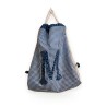 Mochila saco de vichy con inicial | terretabazar