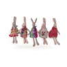 Mini conejitas de tela con vestido | terretabazar